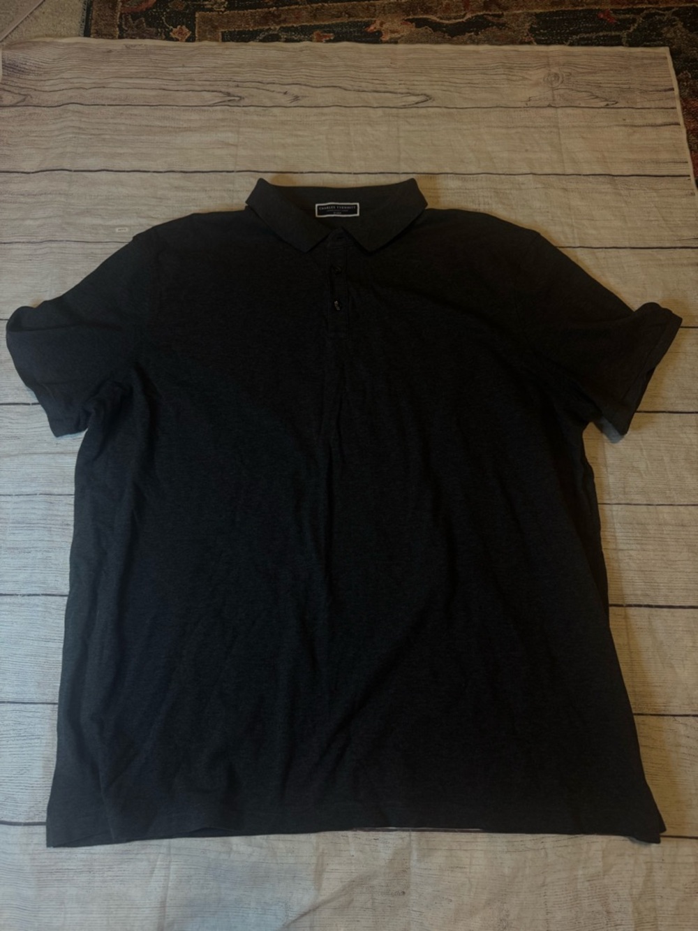Charles Tyrwhitt Gray Polo Shirt XXL Short Sleeve Golf